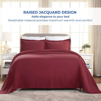 Superior Fleur De Lis Cotton Decorative Bedspread Set