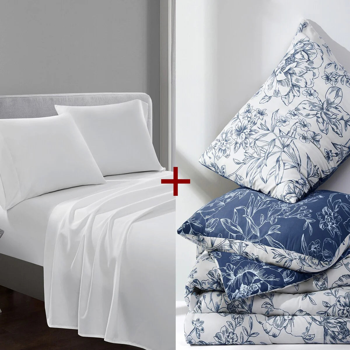 Wonderful Sophia 5-Piece Floral Pattern Comforter Set
