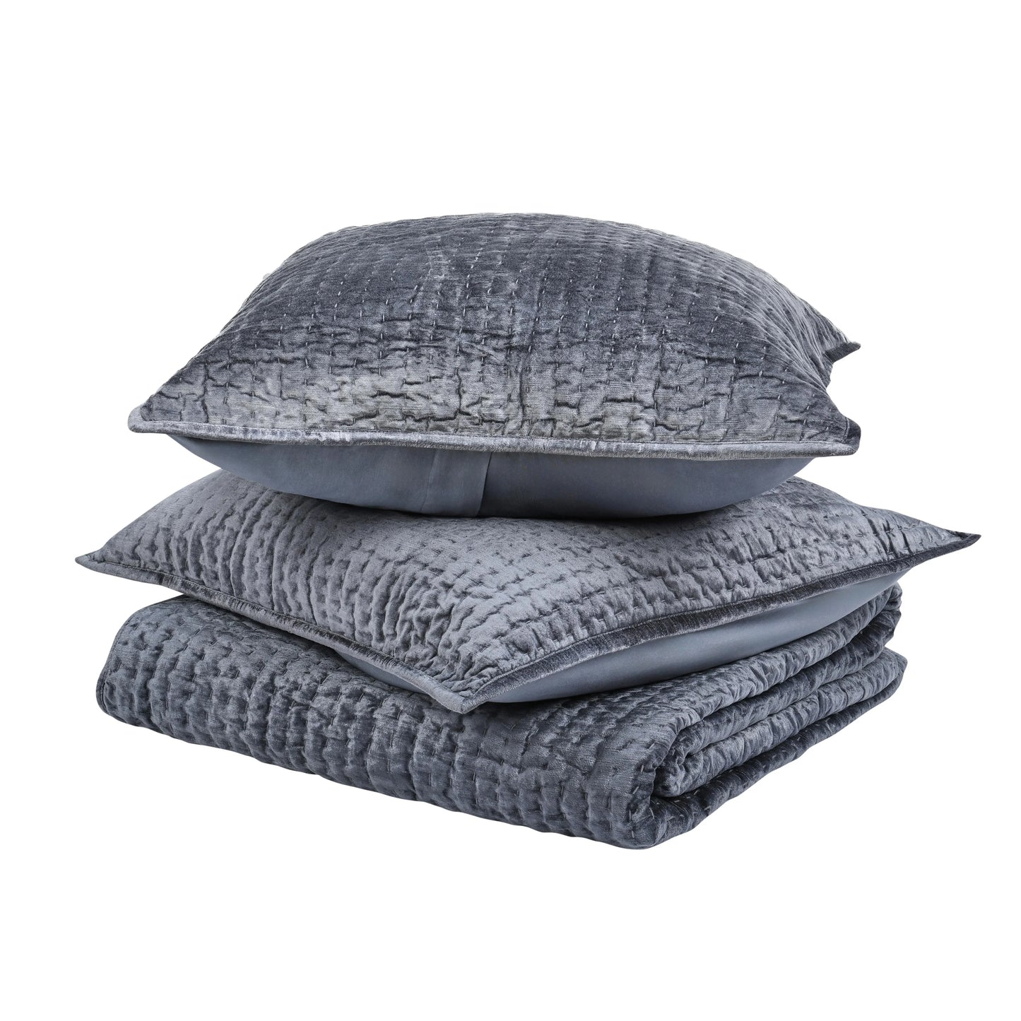 Dimitry 100% Rayon Velvet Quilt by Kosas Home