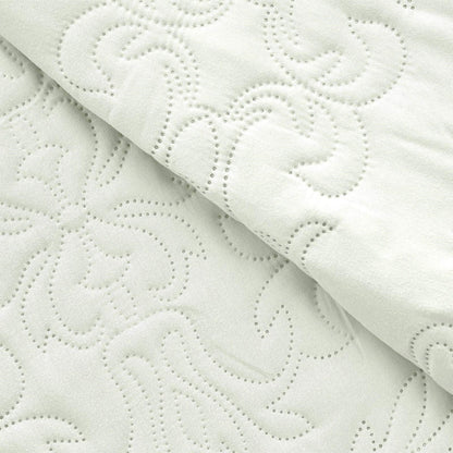 Sophia & William 2/3 Pieces Quilt Set, Reversible Microfiber Bedding Bedspread Coverlet Set