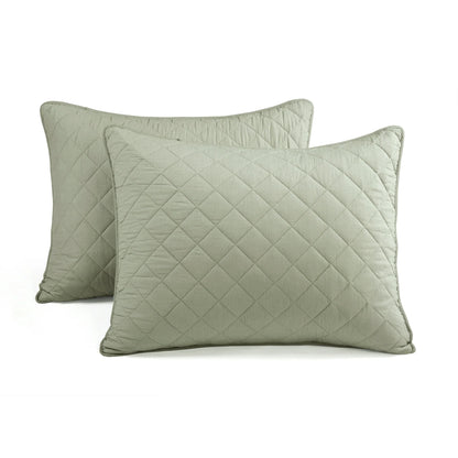Copper Grove Balm Diamond Oversized Cotton 3-piece Quilt Set