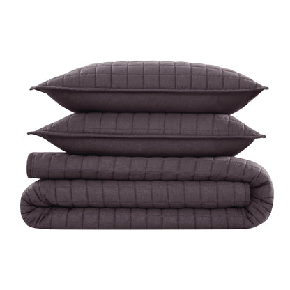 Brooklyn Loom Flax Linen Quilt Set
