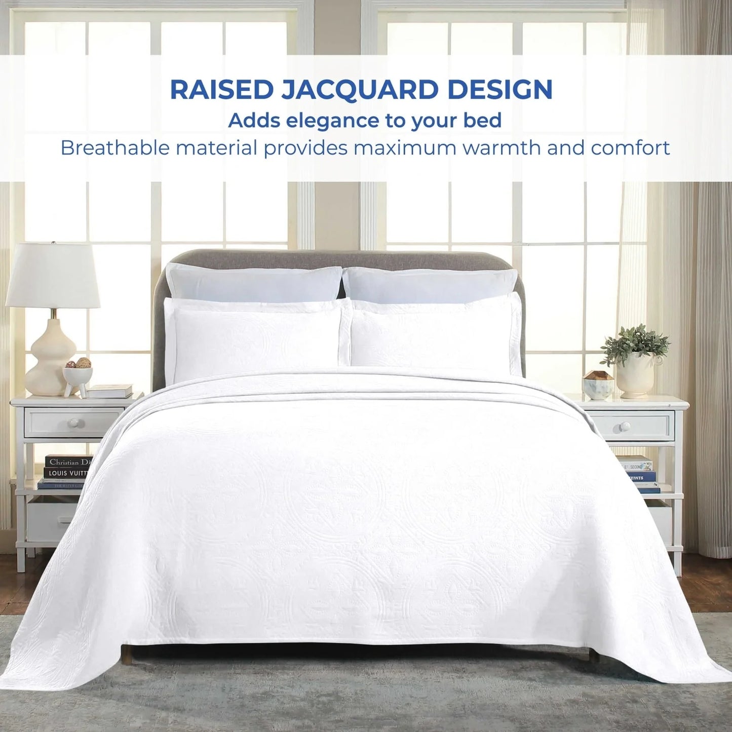 Superior Celtic Circle Cotton Decorative Bedspread Set