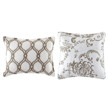 Serenta 5 Piece Printed Microfiber LA Boheme Quilt Set