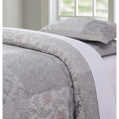 The Gray Barn Sleeping Hills Floral Cotton 3-piece Quilt Set