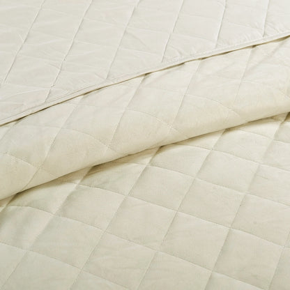 Serenta Velvet Quilts 5 Piece Ultra Soft Floor Touching Bedspread Set