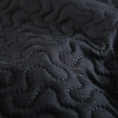 3-piece Fashionable Solid Embossed Quilt Set Bedspread Cover