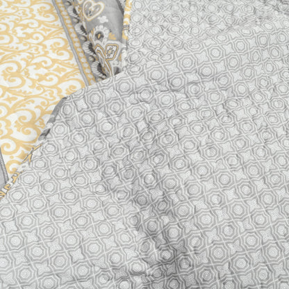 The Curated Nomad La Boheme Boho Stripe 3-piece Quilt Set