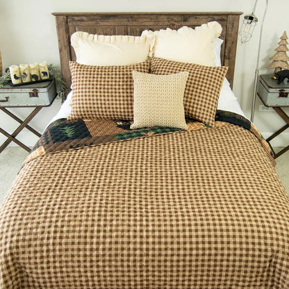 Donna Sharp Brown Bear Cabin 3-PC Quilt Set