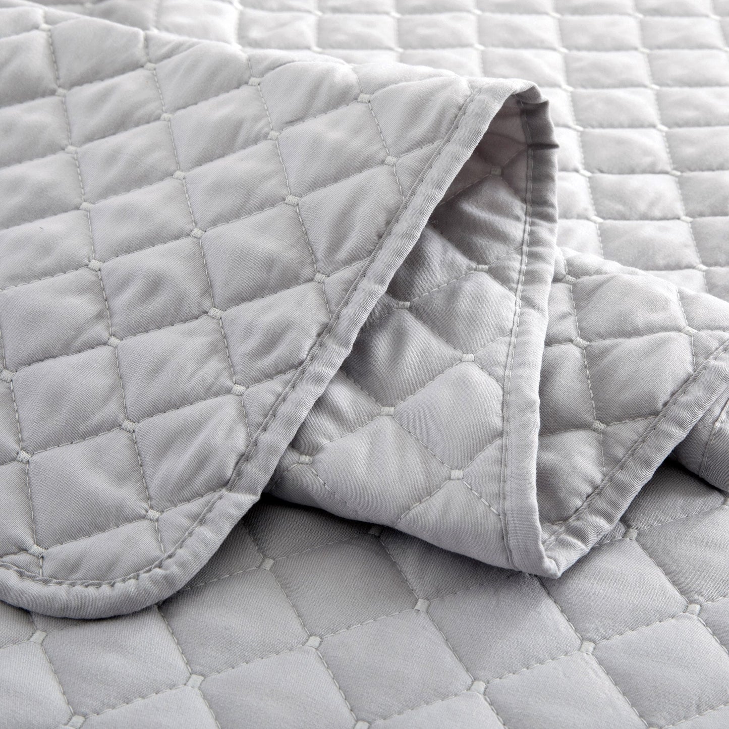 3-Piece Reversible Ultra Lighweight Coverlet Premium Microfiber Bedspread Quilt Set