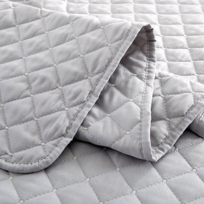 3-Piece Reversible Ultra Lighweight Coverlet Premium Microfiber Bedspread Quilt Set