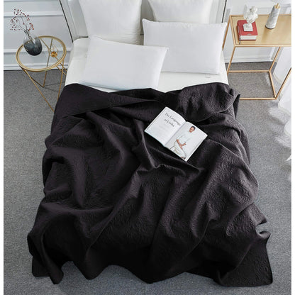 Sophia & William Bed Quilt Bedspread Coverlet - Reversible, Lightweight