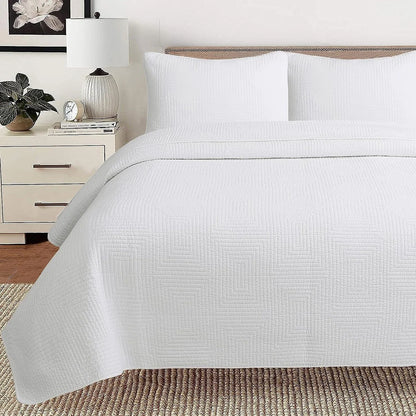 Carson Carrington Skaevinge Cotton 3-piece Quilt Bedding Set