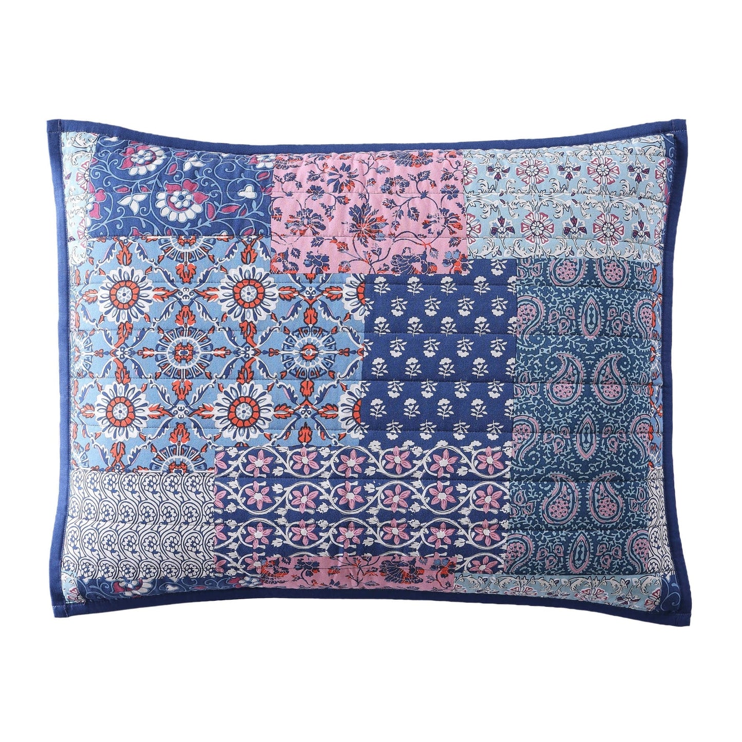 Brielle Home Indira Reversible Patchwork Quilt Set