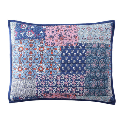 Brielle Home Indira Reversible Patchwork Quilt Set