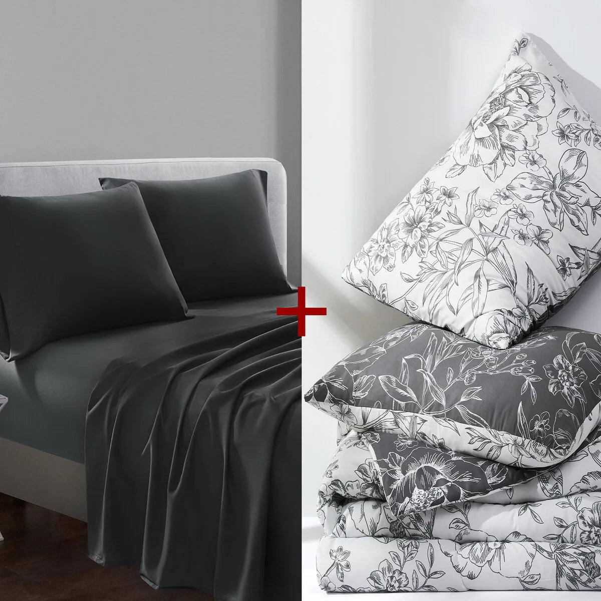 Wonderful Sophia 5-Piece Floral Pattern Comforter Set