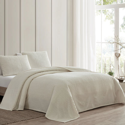 Channel Chenille Bedspread