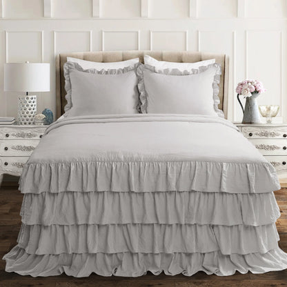 The Gray Barn Molly Mae Ruffle Skirt Bedspread Set