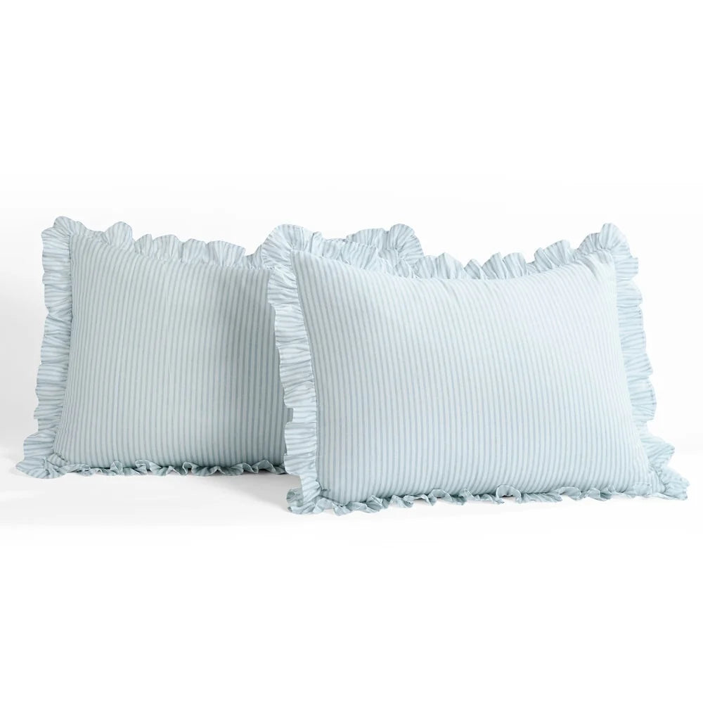 The Gray Barn Lazy Acres Ticking Stripe Bedspread Set