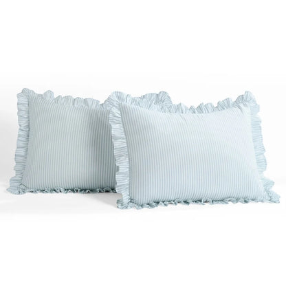 The Gray Barn Lazy Acres Ticking Stripe Bedspread Set