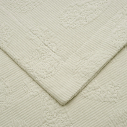 Superior Paisley Cotton Decorative Bedspread Set