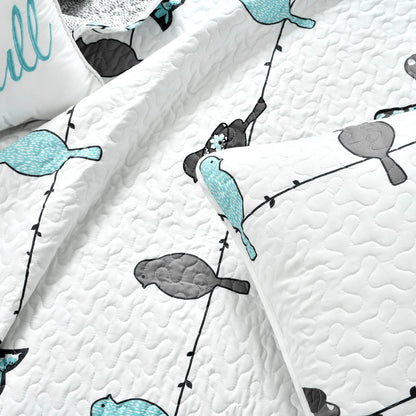 Lush Decor Rowley Birds 7 Piece Quilt Set