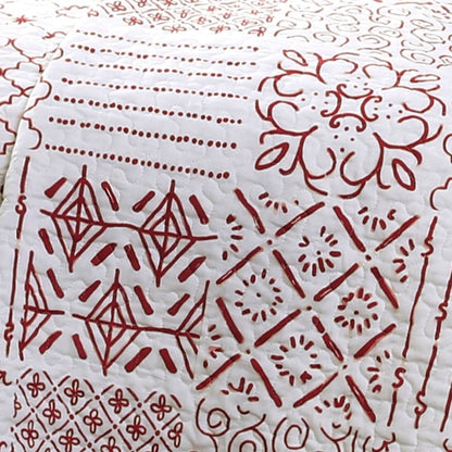 The Curated Nomad Sandia 3-piece Cotton Quilt Set