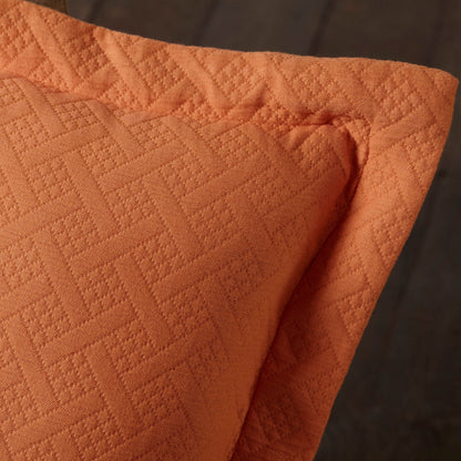Superior Basketweave Cotton Decorative Bedspread Set