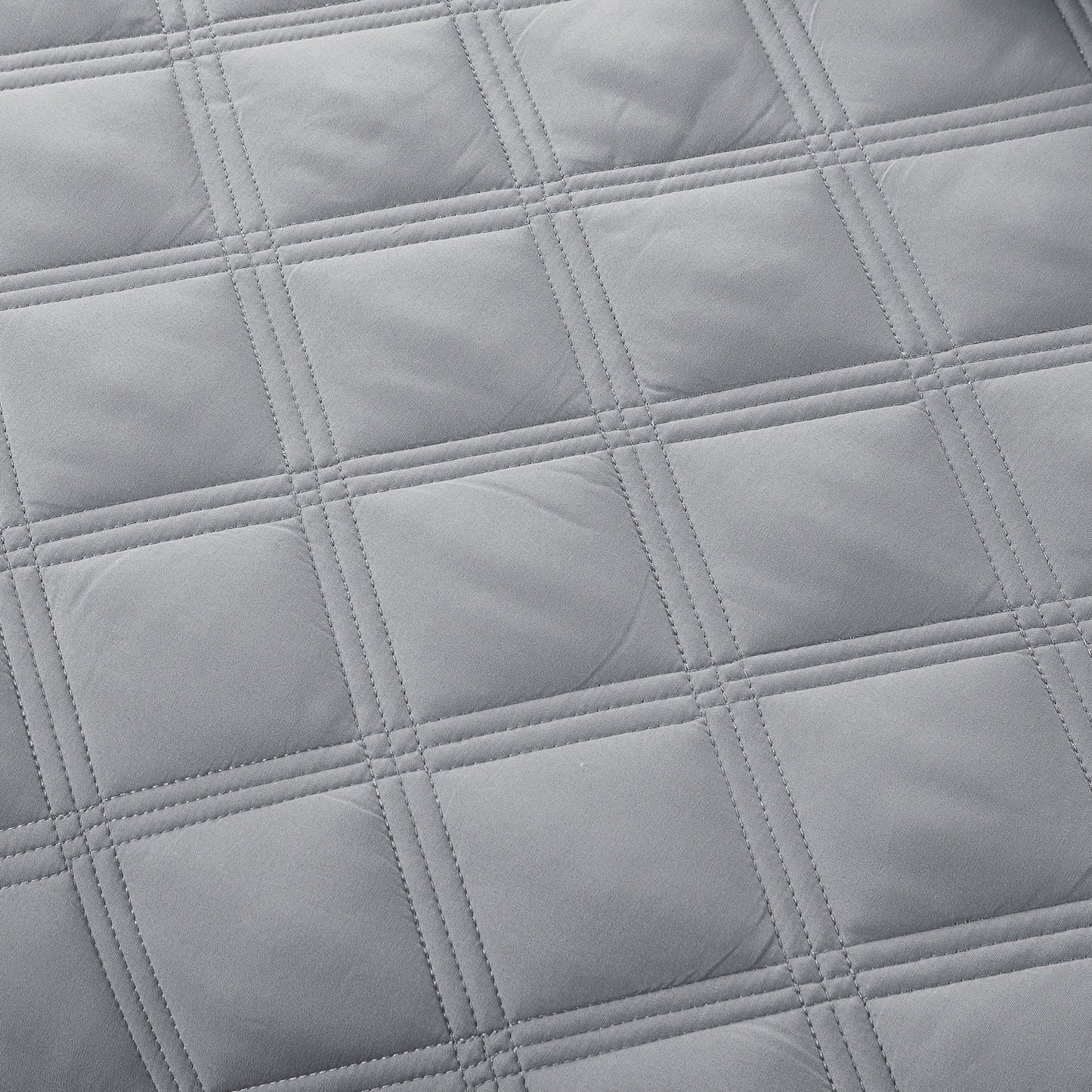 Down Alternative Quilted Oversized Charleston 3 Piece Comforter Set