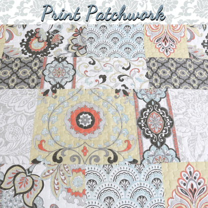 Moorea Patchwork Quilt Bedding Set