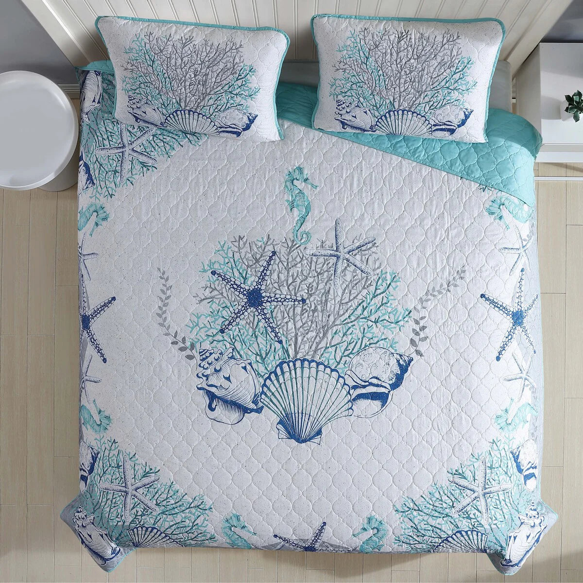 Caribbean Joe Coastal 3PC Quilt Set