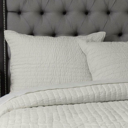 Cottage Home Brighton Ivory Cotton Single Quilt