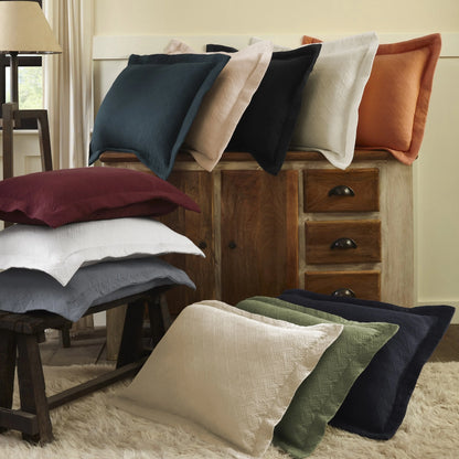 Superior Basketweave Cotton Decorative Bedspread Set