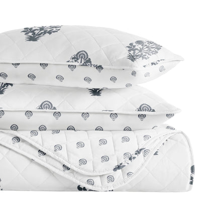 Becky Cameron All Season 3 Piece Striped Reversible Quilt Set