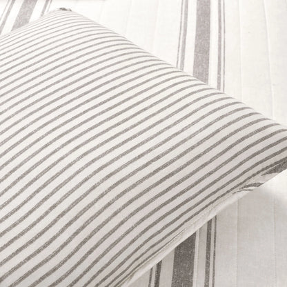 Lush Decor Farmhouse Stripe 3 Piece Quilt Set