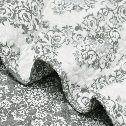 Home Soft Things 5 Piece Printed Microfiber Legacy Quilts Set