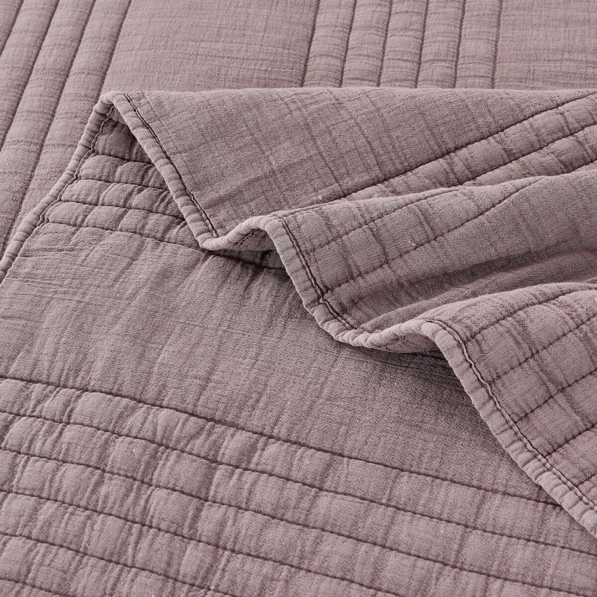 Stonewash Classic Cotton Quilt & Coverlet Set