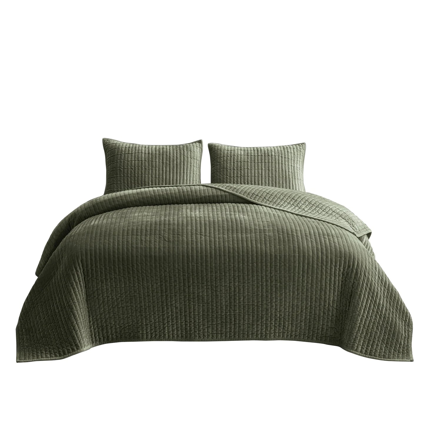Wonderful Velvet 3 Piece Quilt Set