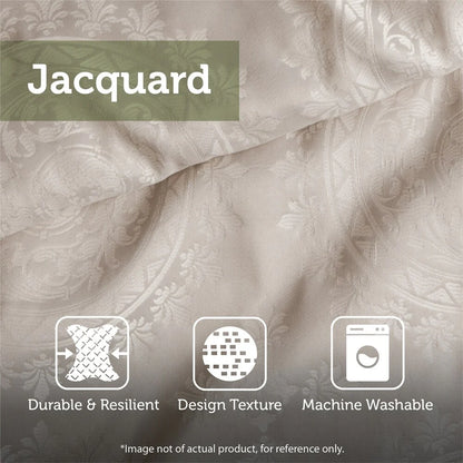 Madison Park Aubrey 6 Piece Jacquard Quilt Set with Throw Pillows