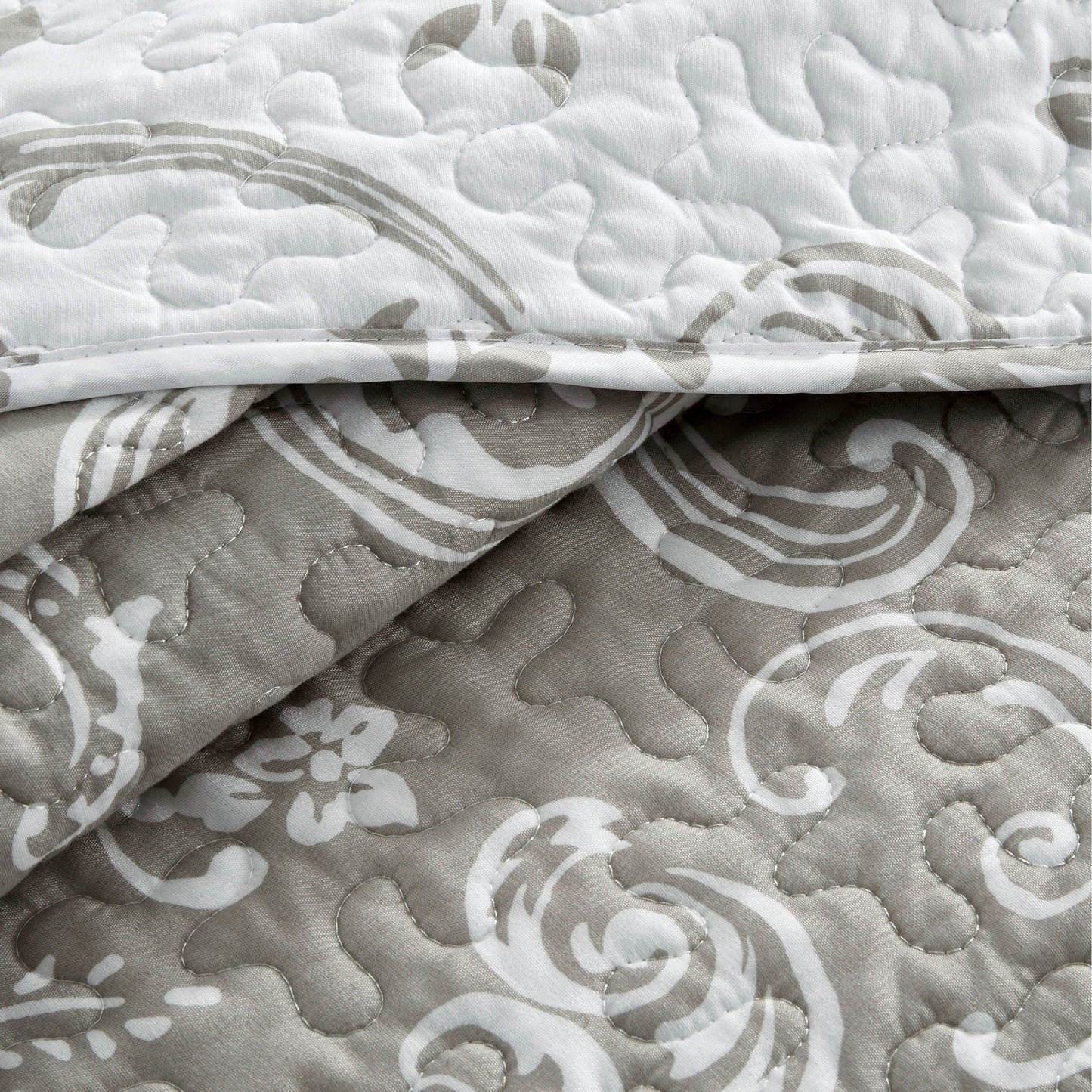 Serenta 5 Piece Printed Microfiber LA Boheme Quilt Set
