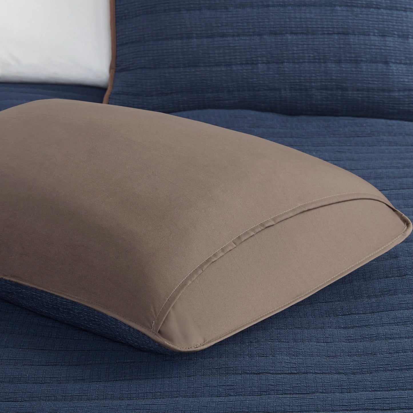 Madison Park Cameron 3 Piece Crinkled Microfiber Quilt Set
