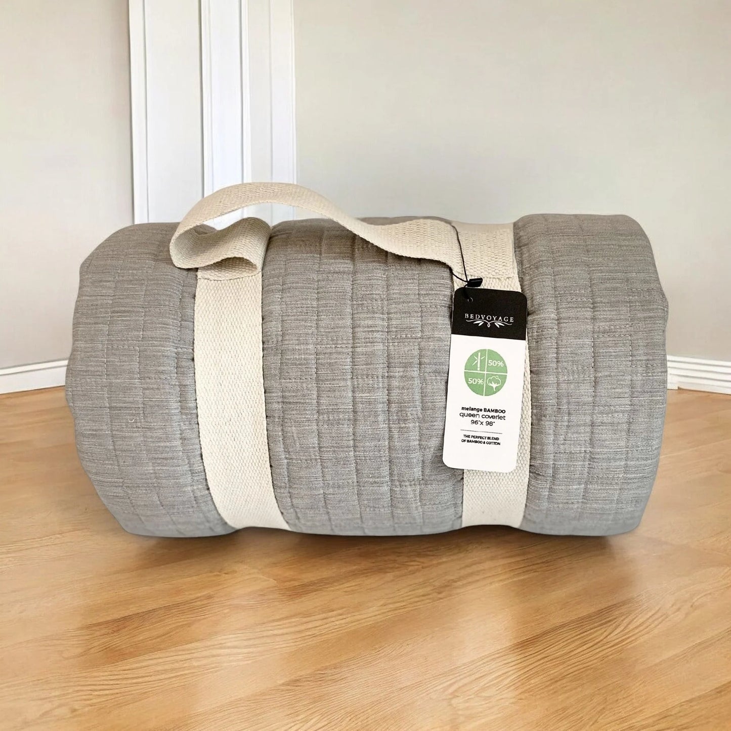 BedVoyage Melange viscose from Bamboo Quilted Coverlet BedSpread