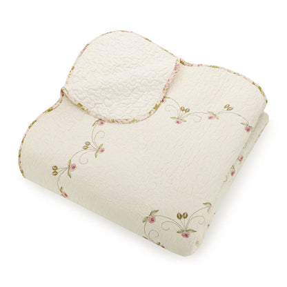 Porch & Den Ivy Floral Embroidered Quilt Set