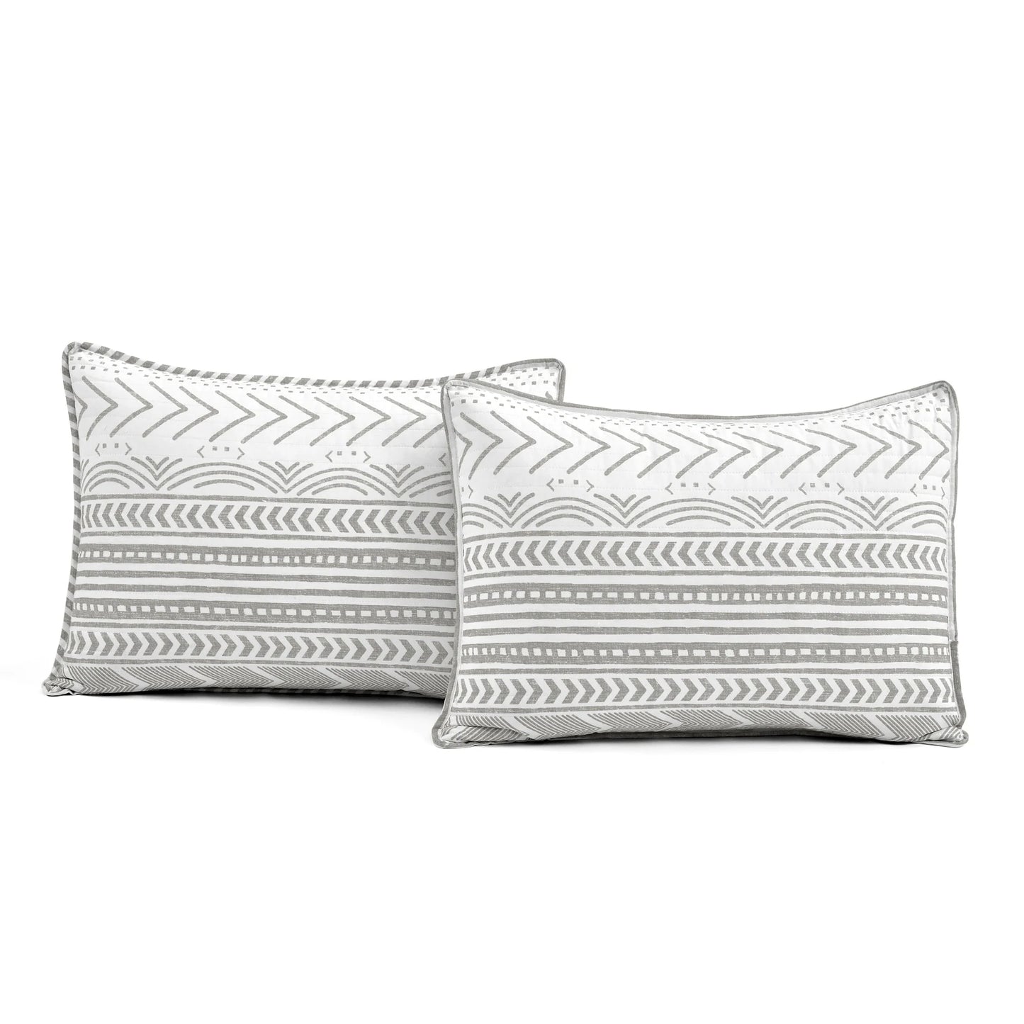 Lush Decor Hygge Geometric Pattern 3-piece Quilt Set