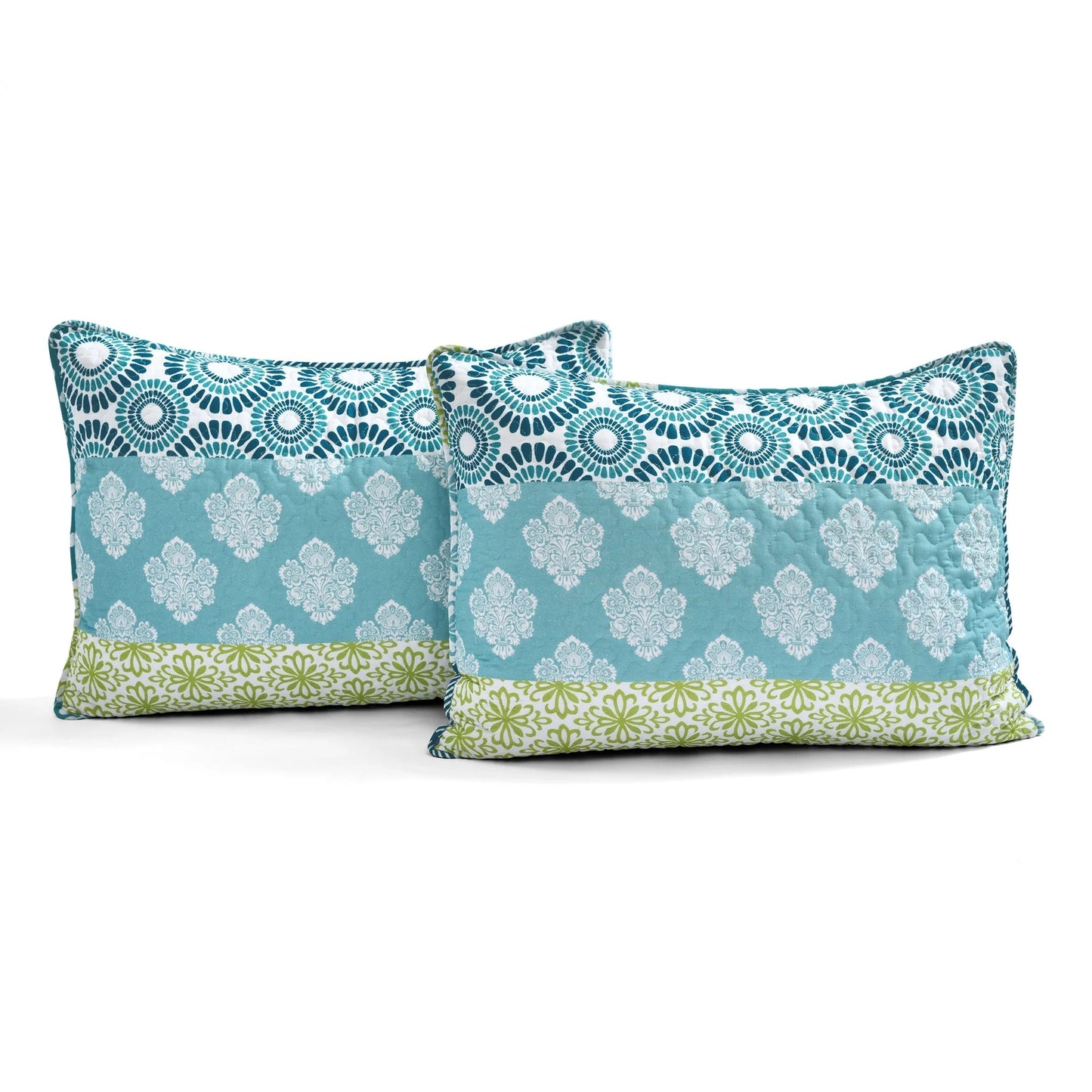 The Curated Nomad La Boheme 3-piece Striped Patterned Quilt Set