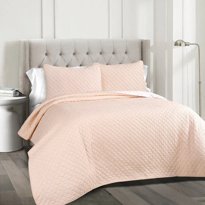 Copper Grove Balm Diamond Oversized Cotton 3-piece Quilt Set