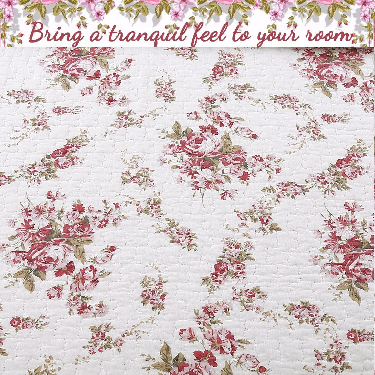 The Gray Barn Ravens Way Vintage Rose Cotton Quilt Bedding Set