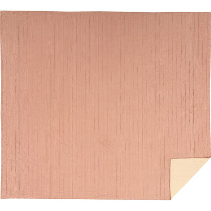 Sawyer Mill Ticking Stripe Quilted Coverlet