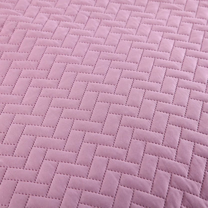 Ultrasonic Reversible 3-Piece Quilt Set with Pillow Shams