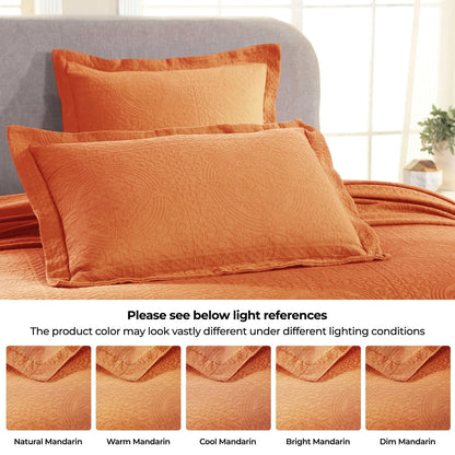 Superior Fleur De Lis Cotton Decorative Bedspread Set